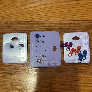 Various Claire’s Earrings New